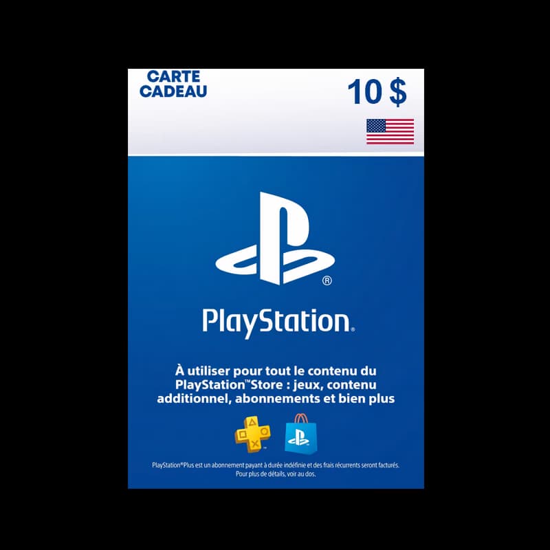 Carte PSN USA 10 $