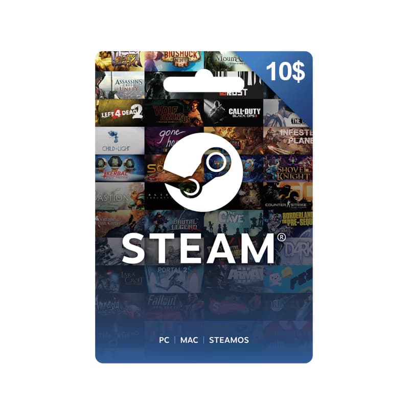 Carte Steam Global